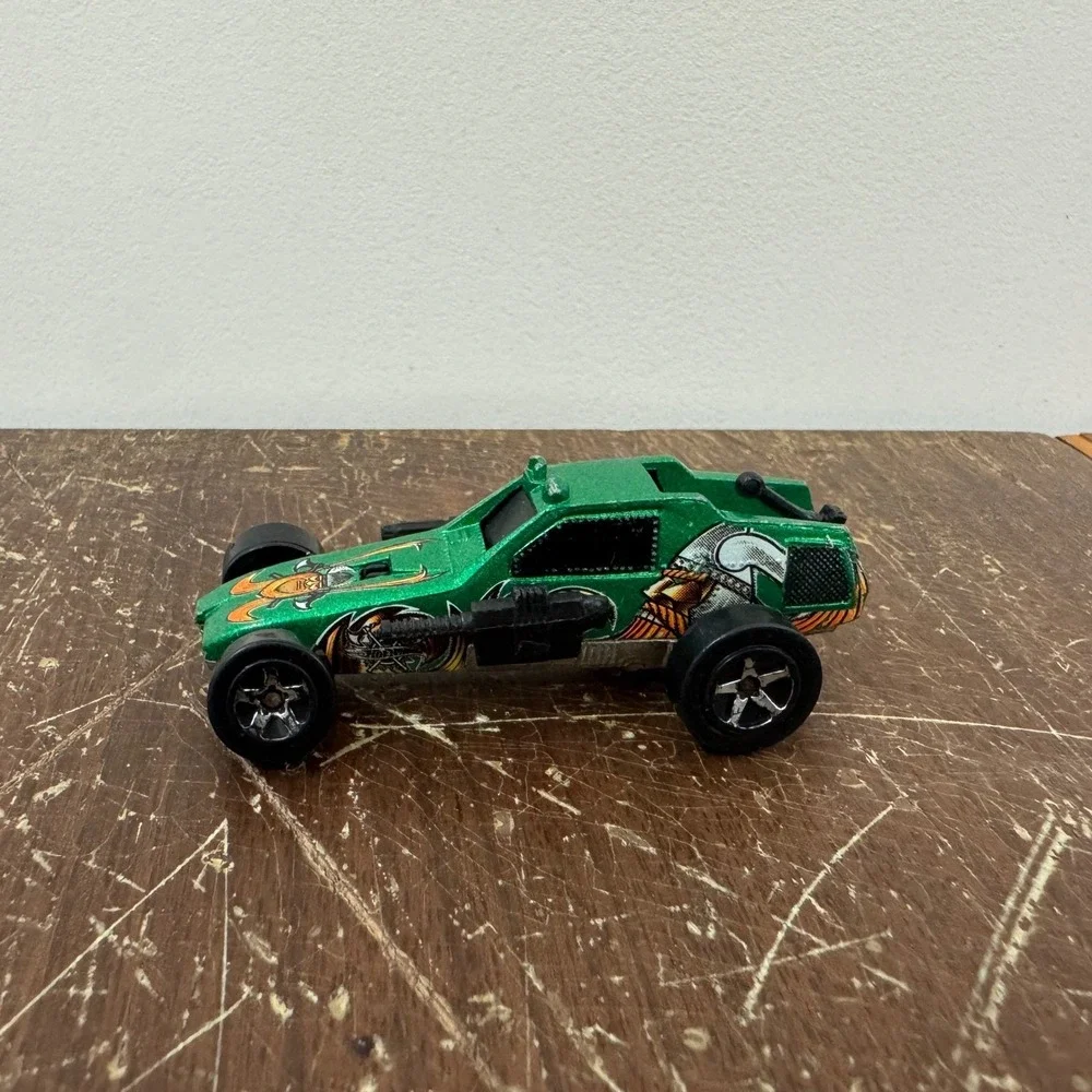 Hot‎ Wheels Wasteland Scrapheads Green Diecast Car 1982 Vintage Toy Vehicle